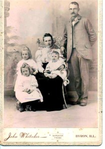 Grandpa & Grandma Strang, Grace, Amy and baby Ben